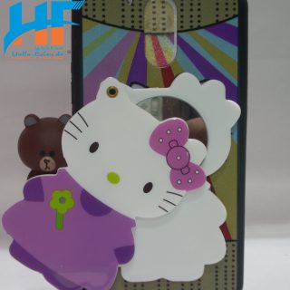 Cute Mirror Silicon Case For Motorola G4 Plus (Black)