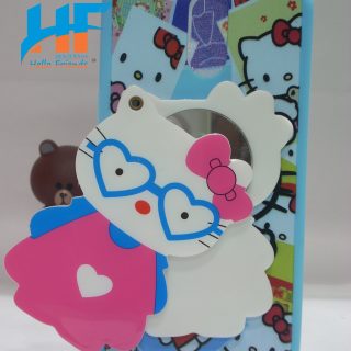 Cute Mirror Silicon Case For Motorola G4 Plus (Blue)