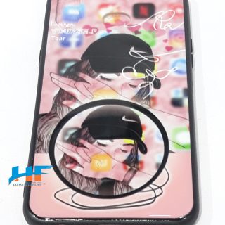  Cute Printed Case For Samsung Galaxy A6S  (Pink)