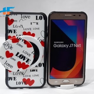 Cute Mirror Silicon Case For Samsung Galaxy J7/J7Nxt (White)