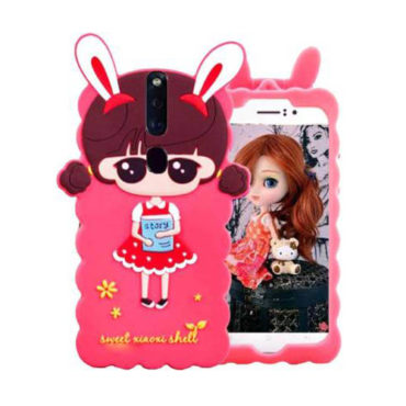  Oppo F11 (Grip Case) Cute 3D Doll Rubber Back Covers