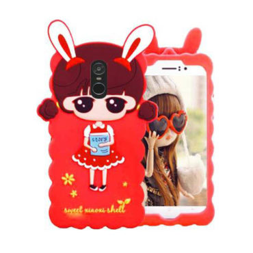  Xiomi Redmi Note 4 (Grip Case) Cute 3D Doll Rubber Back Covers