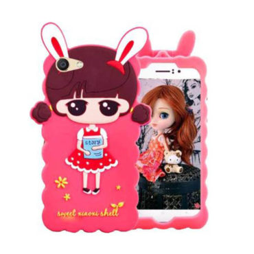  Vivo Y53 (Grip Case) Cute 3D Doll Rubber Back Covers