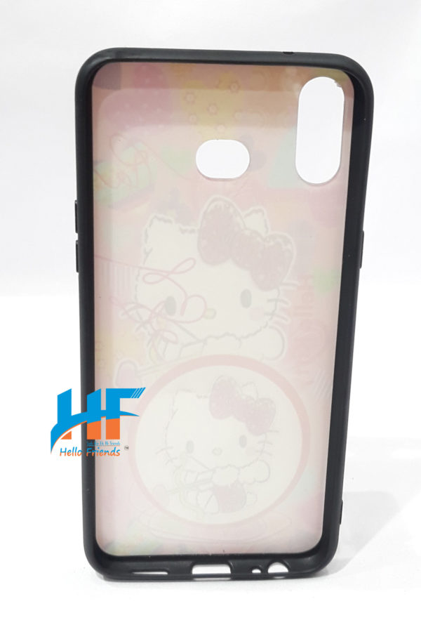  Cute Printed Kitty Case For Samsung Galaxy A6S  (Pink ) - Image 2