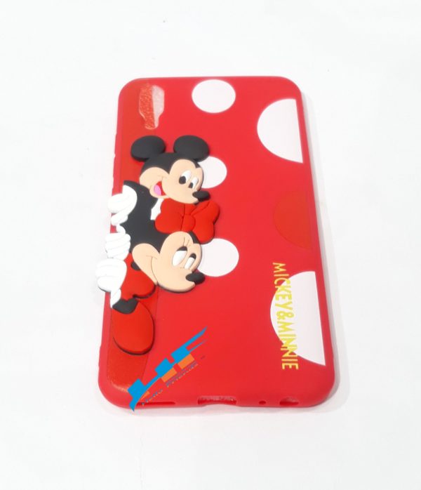 Vivo Y91 Cute Mickey & Minnie Silicon 3D Cartoon Case - Image 8