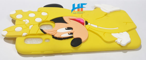 Cute Minnie 3D Cartoon Case For Samsung Galaxy M20 ( Yellow) - Image 2