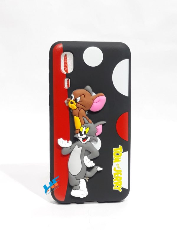 Samsung Galaxy A2 Core Cute Tom And Jerry Silicon 3D Cartoon Case