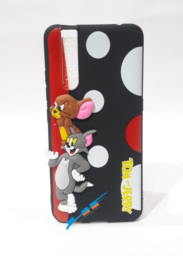 Vivo V15 Pro Cute Tom And Jerry Silicon 3D Cartoon Case