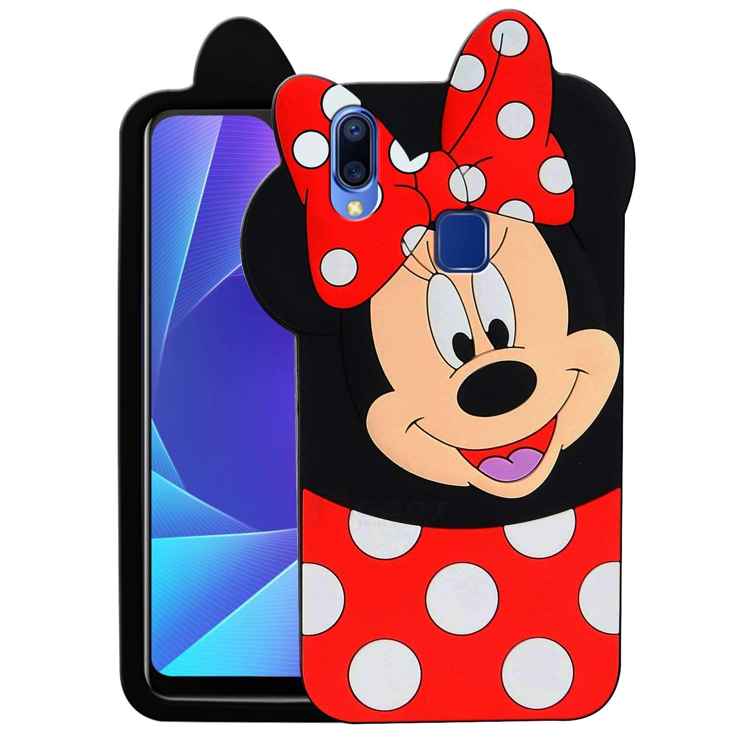 Vivo Y93 / Y95 (Red) 3D Mickey Mouse Rubber Back Covers – Hello Friends