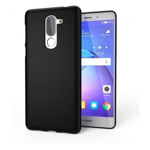 Slim Flexible Silicon Soft Back Case Cover for Honor 6x (Matte Black)