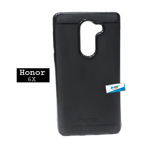 Slim Flexible Silicon Soft Back Case Cover for Honor 6x (Matte Black) - Image 9