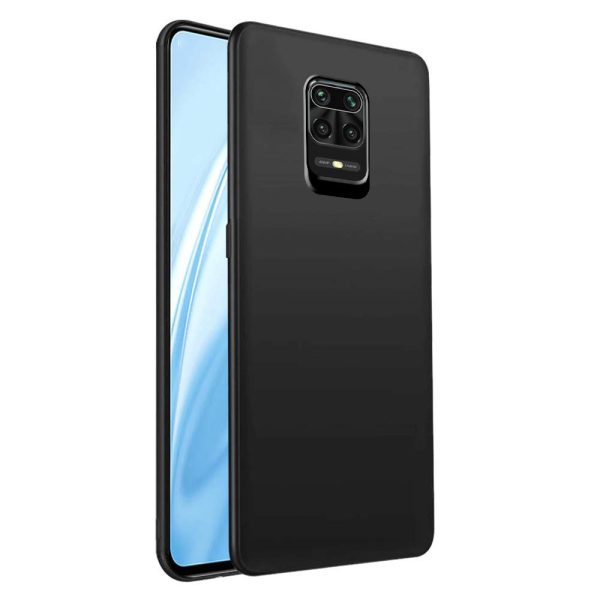 Slim Flexible Silicon Soft Back Case Cover for Xiaomi Redmi Note 9 Pro/Note 9 Pro Max (Matte Black)  - Image 5
