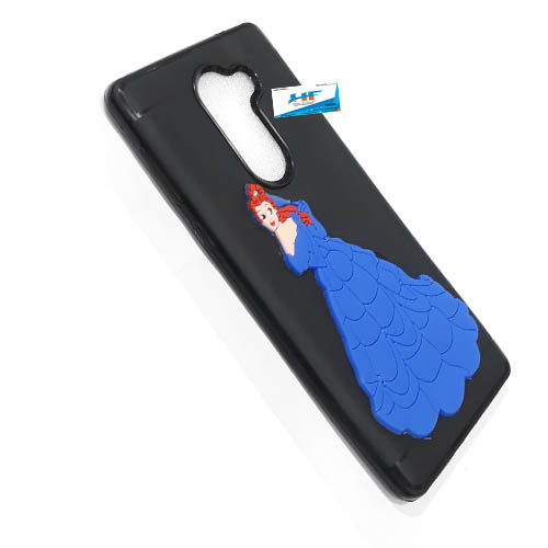 Honor 6x (Blue) Princess2 3D Sticker Soft Silicone Phone Case - Image 3