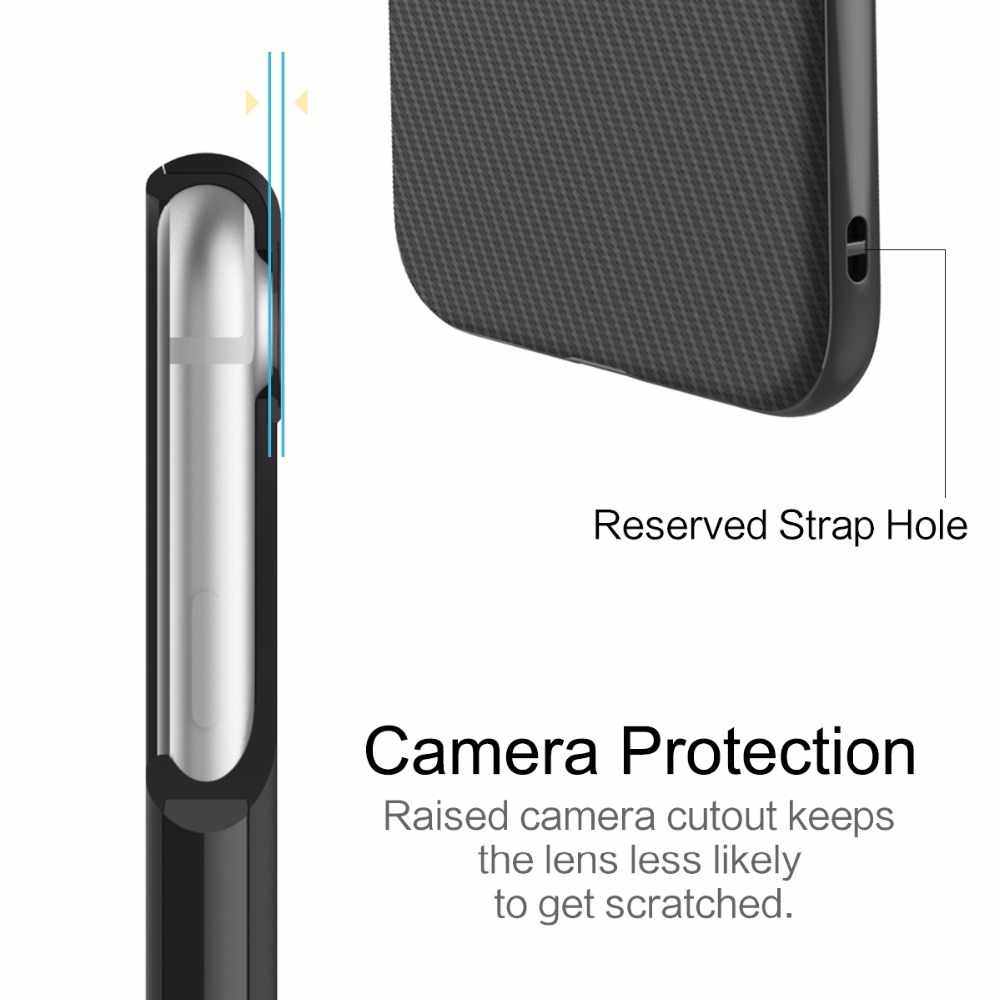 ROCK Vision Series Case for iPhone 7 7s 8 8s Se 2020 , drop protection case (Rose Gold) - Image 4