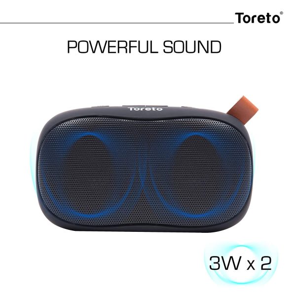 Toreto Bang-307, 6W Portable Wireless Bluetooth Speaker With Mic