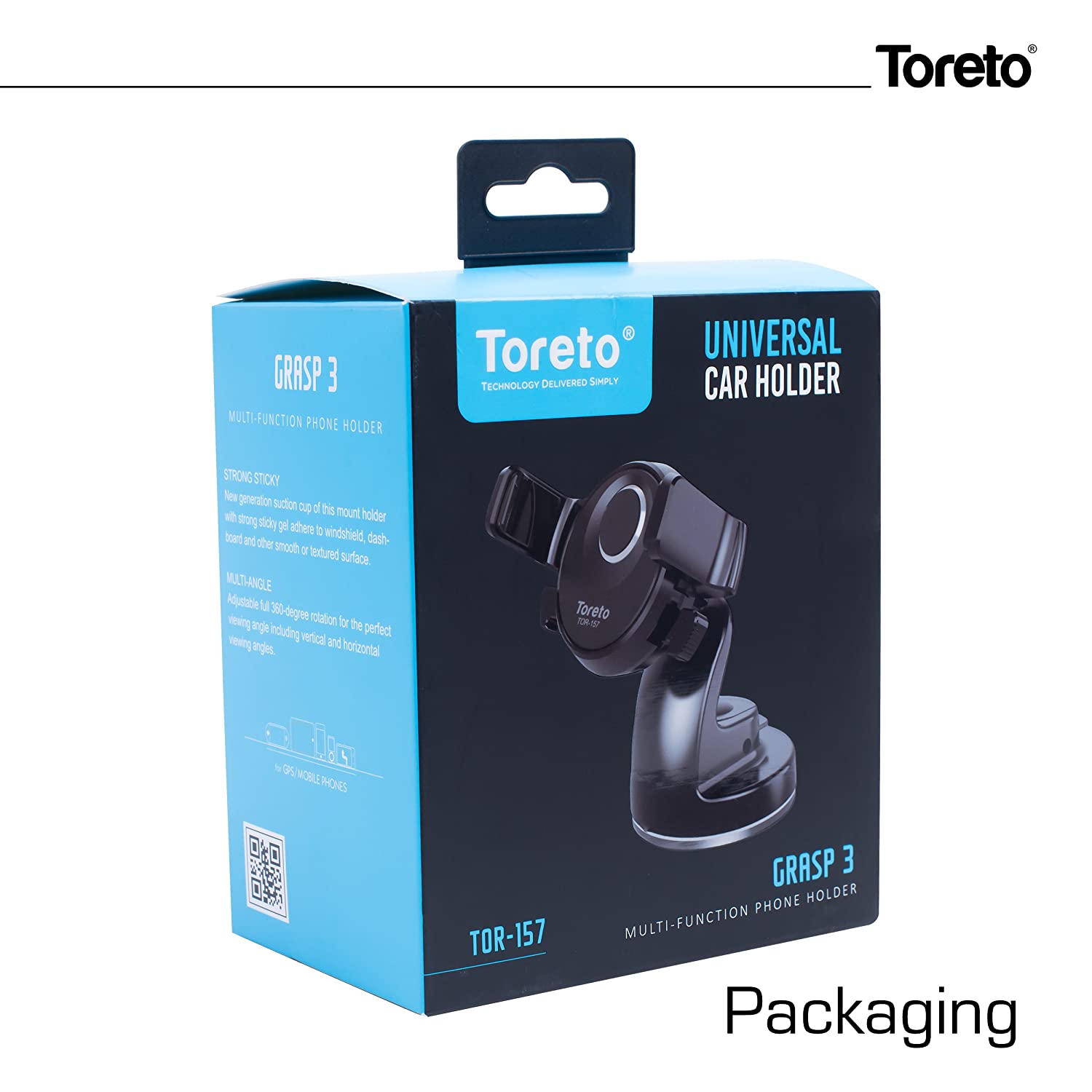 Toreto Multi Function Car Mobile Holder Grasp 3 "-TOR 157