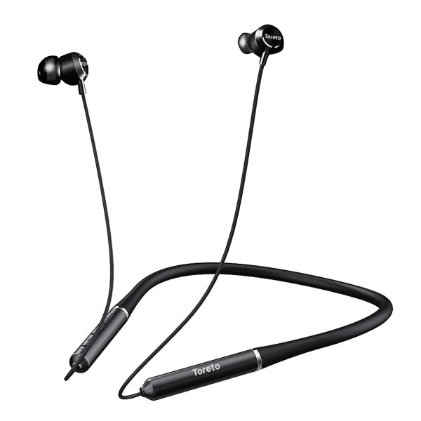 Toreto Bolt-272, In-Ear Bluetooth Headset with Mic (TOR-272, Black) NeckBand - Image 9