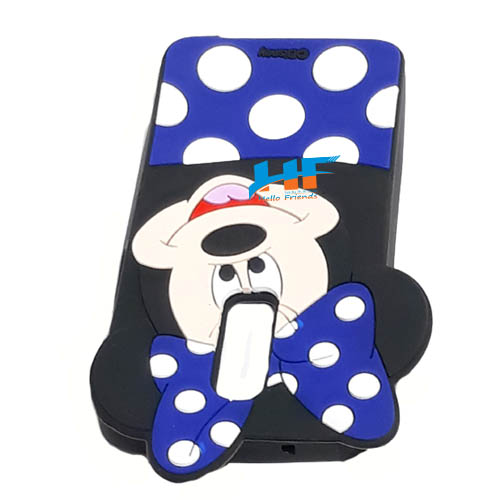 One Plus 6 3D Mickey Mouse Soft Rubber Cartoon Back Cover Case (Blue) - Image 6