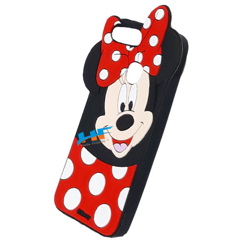 Honor 9 Lite / 9N 3D Mickey Mouse Soft Rubber Cartoon Back Cover Case (Red) - Image 2