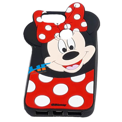 Honor 9 Lite / 9N 3D Mickey Mouse Soft Rubber Cartoon Back Cover Case (Red) - Image 5