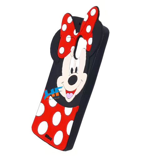 Lenovo K4 Note 3D Mickey Mouse Soft Rubber Cartoon Back Cover Case (Red) - Image 2