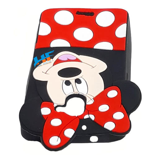 Lenovo K4 Note 3D Mickey Mouse Soft Rubber Cartoon Back Cover Case (Red) - Image 7