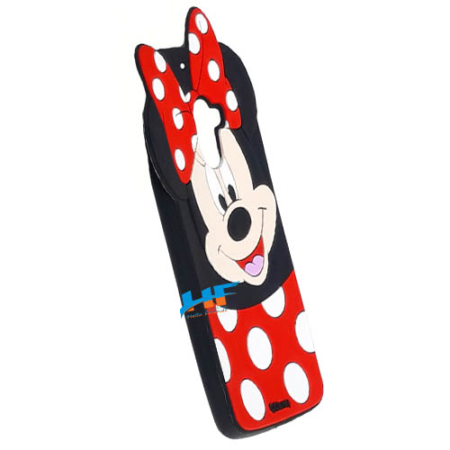 Lenovo K4 Note 3D Mickey Mouse Soft Rubber Cartoon Back Cover Case (Red) - Image 3
