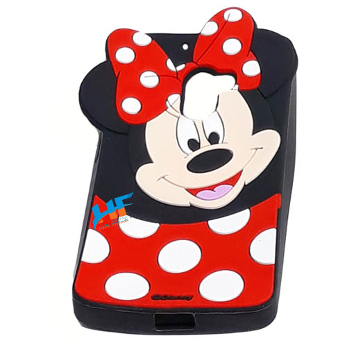 Lenovo K4 Note 3D Mickey Mouse Soft Rubber Cartoon Back Cover Case (Red) - Image 8