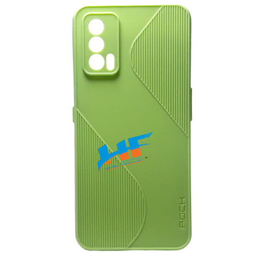 Realme X7 Full Camera Protection Matte Finish Cover (Parrot Green, Camera Bump Protector)
