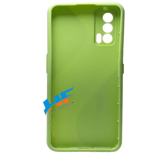 Realme X7 Full Camera Protection Matte Finish Cover (Parrot Green, Camera Bump Protector) - Image 6