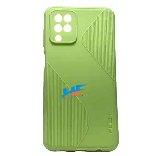 Samsung Galaxy A12 / M12 Full Camera Protection Matte Finish Cover (Parrot Green, Camera Bump Protector)