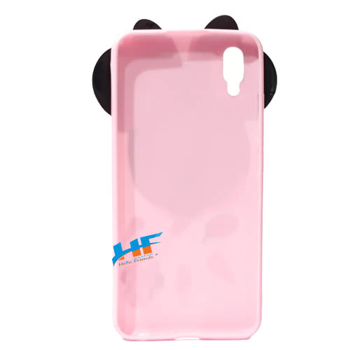 Vivo Y91 / Y93 Mickey 3D Cartoon Silicon Case Back Covers (Pink) - Image 4