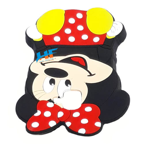 Samsung Galaxy A6 / J6 / On6 3D Mickey Mouse Soft Rubber Cartoon Back Cover Case (Black) - Image 6