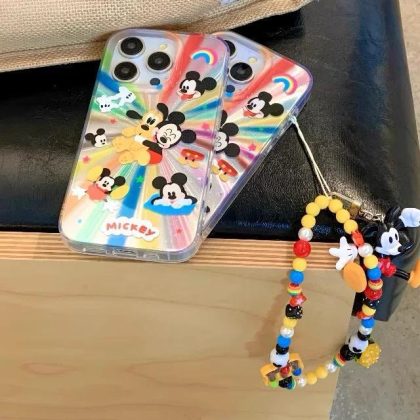 Mickey Designer Case with Mickey Charm For iphone 16 Plus